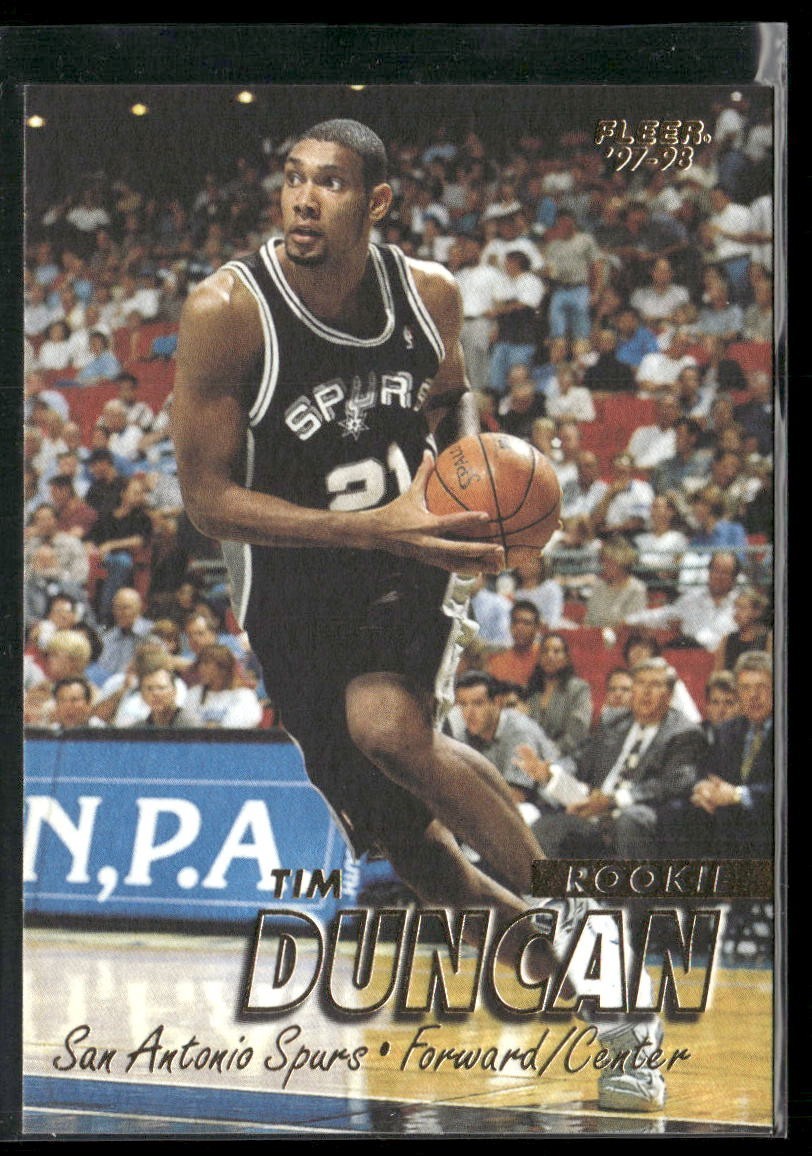 1997-98 Fleer #201 Tim Duncan ROOKIE RC