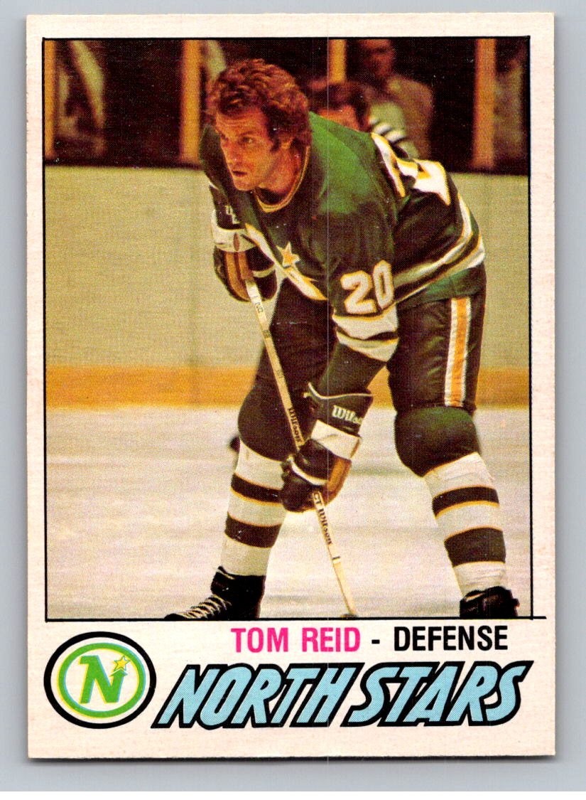 1977-78 O-Pee-Chee OPC Hockey Set-Break #306 Tom Reid Minnesota North Stars