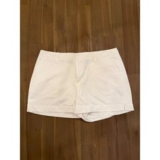 Old Navy Womens Shorts White Cotton Blend Size 8 Casual Everyday