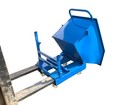 Self-Dumping Hopper2200LB Heavy Metal Chip Collection Cart for Industrial Scrap- — photo 3