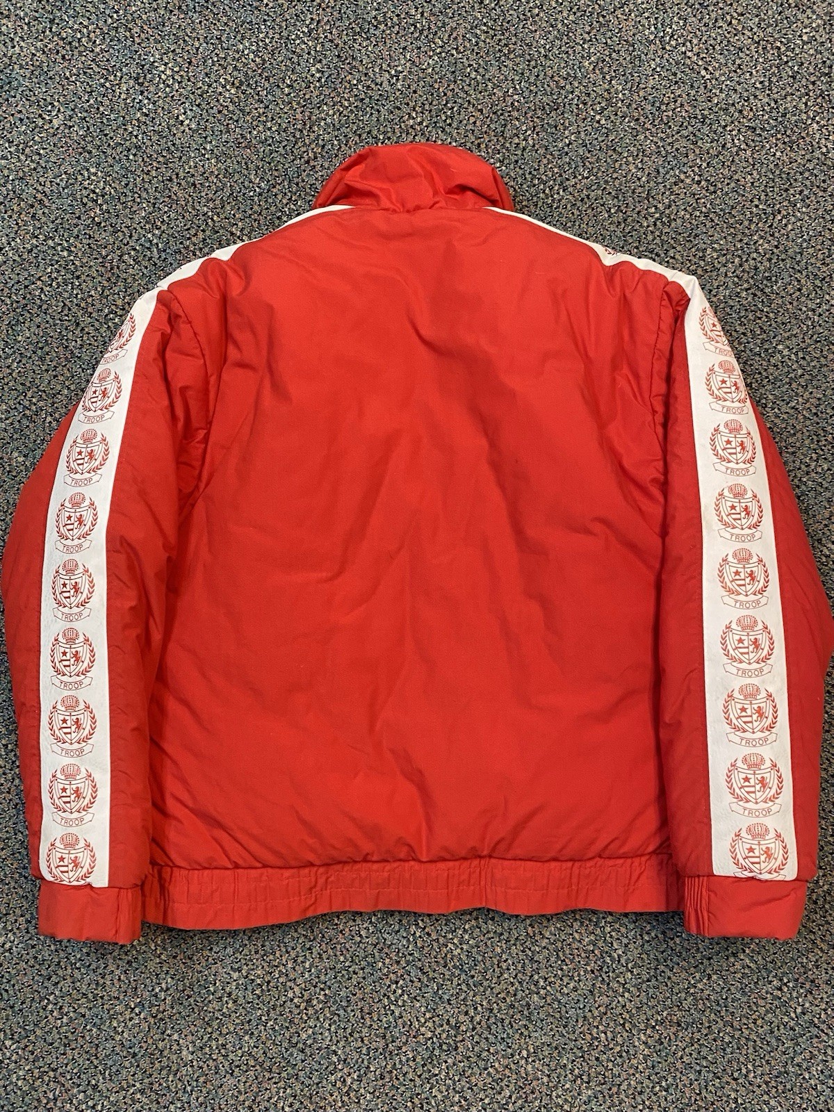 Vintage Down Puffer Troop Down Force Jacket Size … - image 4