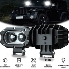 4 Led Work Light Bar Pods Spot Combo Fog Driving Kit Atv Offroad