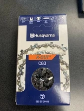 Genuine Husqvarna 585550093 28" 3/8" .050" 93DL Saw Chain Loop C83