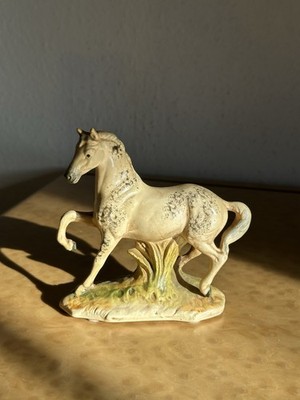 Vintage Porcelain Horse Figurine Horse Statue