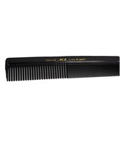 Vintage Ace Genuine Hard Rubber hair Comb Plastic Black USA 7 inches