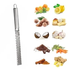 Stainless Steel Cheese & Citrus Grater Zester - Lemon Zester Food Grater Tool