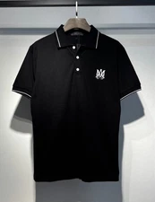 Amiri 2025 Men's T-Shirt Short Sleeved Black Size L