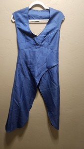 Girls/Womens Dance Costume Blue XS with Matching Cape Jazz Contemporary