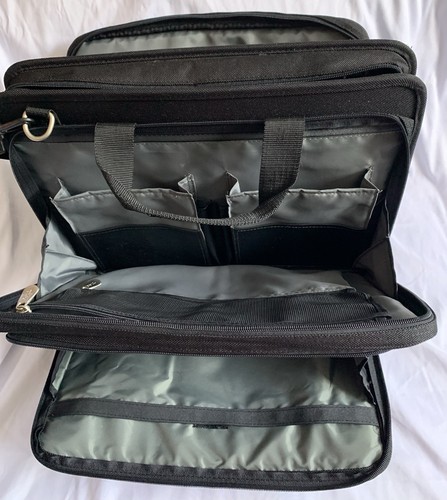 Sacoche pour ordinateur portable Dell toile noire bandoulière taille H-13"L-18"W-5,5" - Photo 14/15