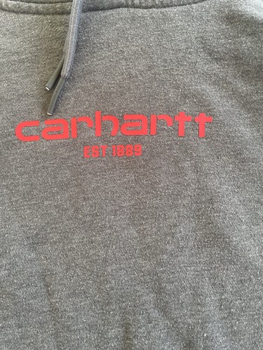 Carhartt Force Relaxed Fit Gray Pullover Hoodie Men’s XXL 2XL TALL TS5569-M - Picture 3 of 6