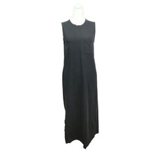 Everlane Black Sleeveless Weekend Tank Dress Midi Minimalist Basic Size S