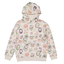 Kenzo Kids All-Over Graphic Print Cotton Hoodie