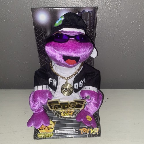 Gemmy Hip Hop Frogz Rock It Rap It Ribbit! Dancing Singing In Da Club NEW IN BOX