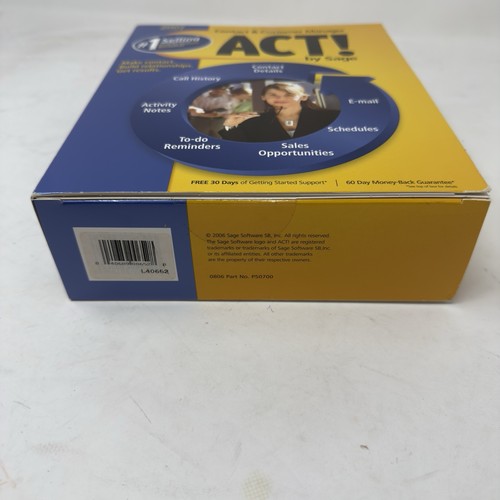 ACT! by sage contact & customer manager 2007 version 9 for windows 2000/XP/Vista - Afbeelding 6 van 13
