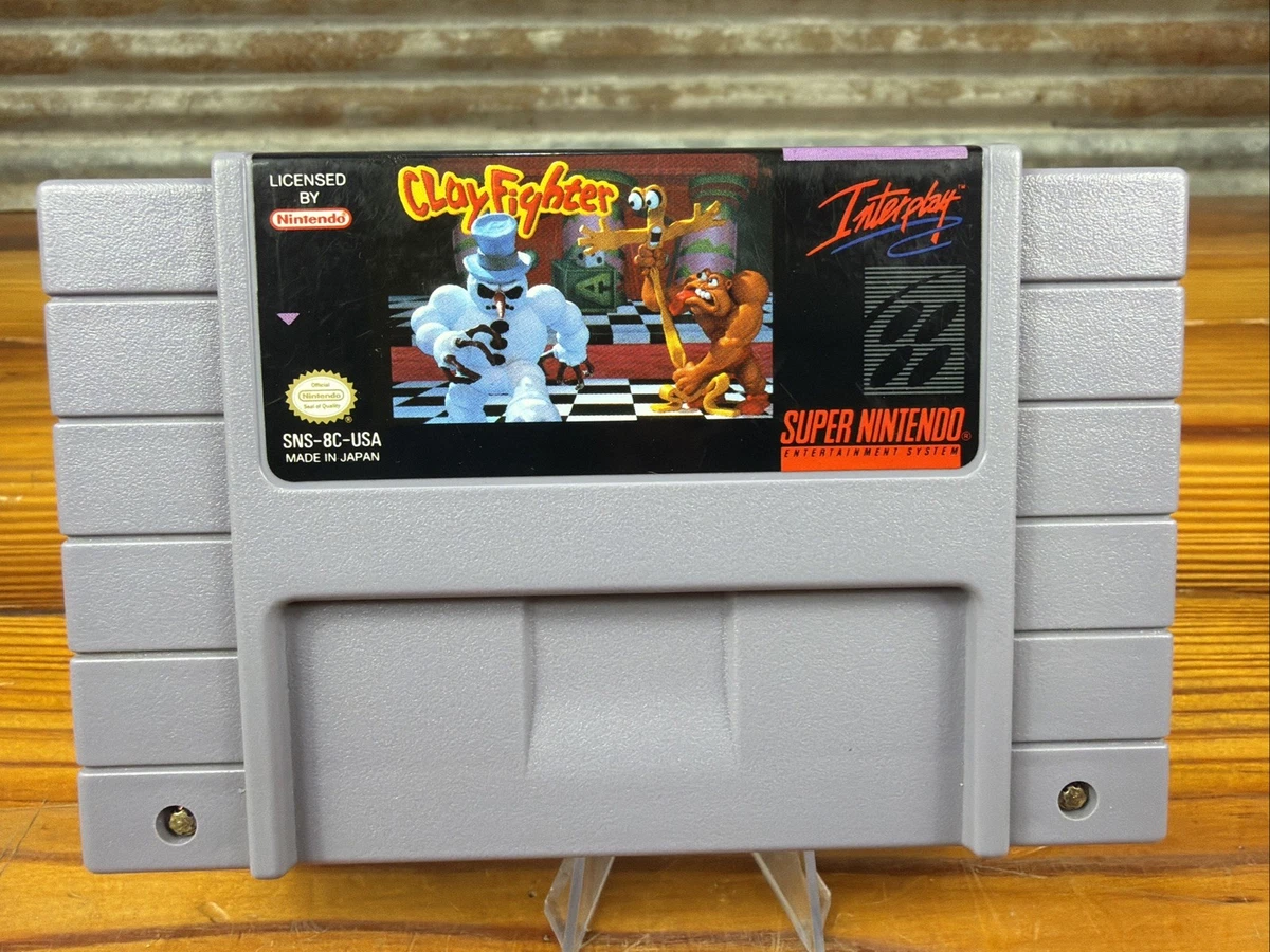 Clay Fighter Nintendo SNES Video Games for sale - eBay