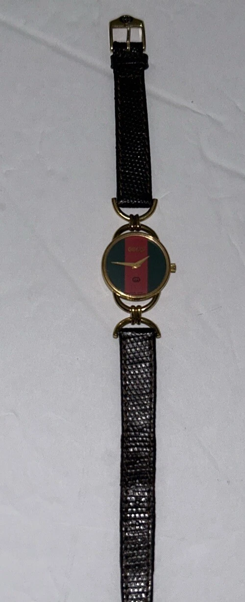 MONTRE VINTAGE ORIGINALE GUCCI 6000.2.L cadran numérique romain