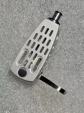 SANYO TYPE HEADSHELL FOR STANDARD "J" ARM SILVER ALMINUM MADE IN TAIWAN