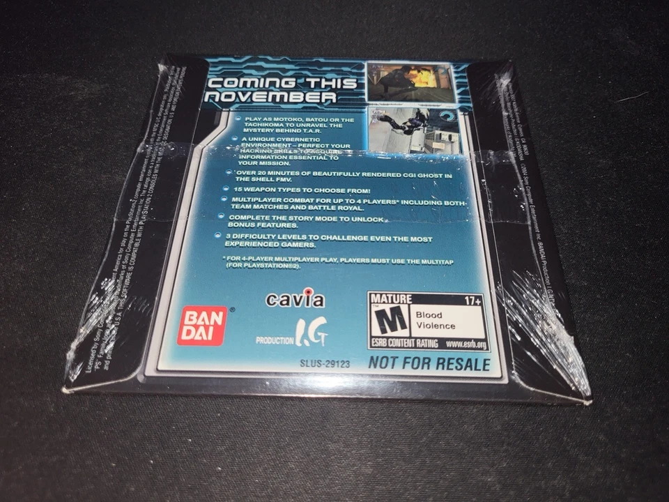 Ghost in the Shell: Stand Alone Complex Demo Disc Playstation 2 PS2 NEW SEALED! - Image 2 of 2