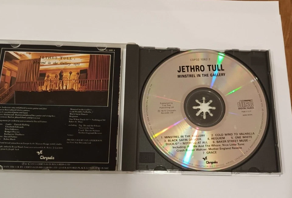 Jethro Tull  - Minstrel in the Gallery  CD - Image 3 of 3