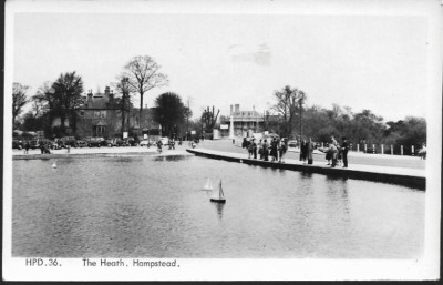 London - Hampstead - Heath (Whitestone Pond) - RP Postkarte von Frith um 1950