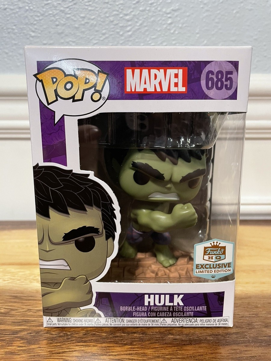 Funko Pop Hulk bobble head Marvel 685 HQ exclusive