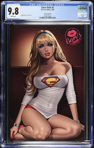 Garv's Girls 2 "Super Girl Cosplay" Canvas Edition E - Keith Garvey - CGG 9.8