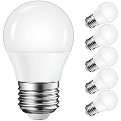 6X E27 G45 3.5w LED-Tropfenlampe matt, Light Bulb Matt LED Mini Globe