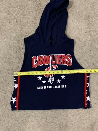 NBA Boys Sleeveless Hoodie Boys SZ Large Cleveland Cavaliers Basketball Pocket - Picture 11 of 14