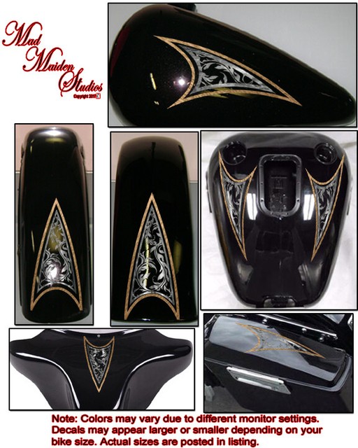 Motorcycle decal graphics set motorcycle eBay