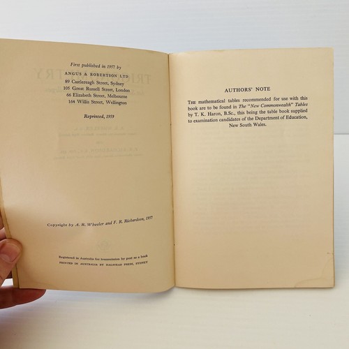 TRIGONOMETRY For Schools And Technical College Book 1 Vintage 1957 Collectable - Picture 7 of 10