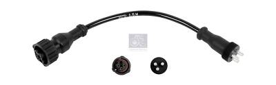 Adapterkabel Magnetventil DT Spare Parts 1.18840  M24 x 1 L:280mm 3 poles