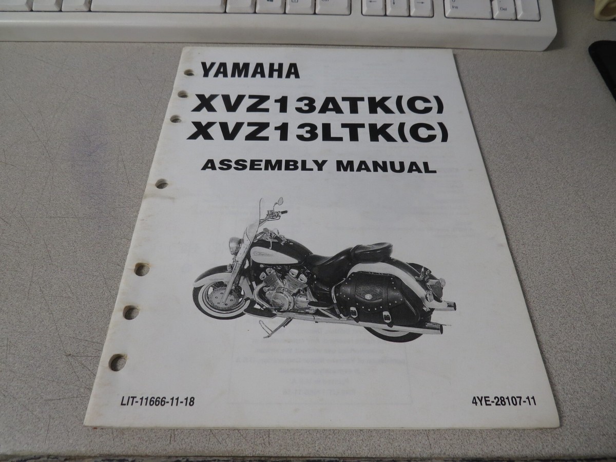 Yamaha Factory Assembly Manual 1998 XVZ13 ATK C LTK C LIT-11666-11