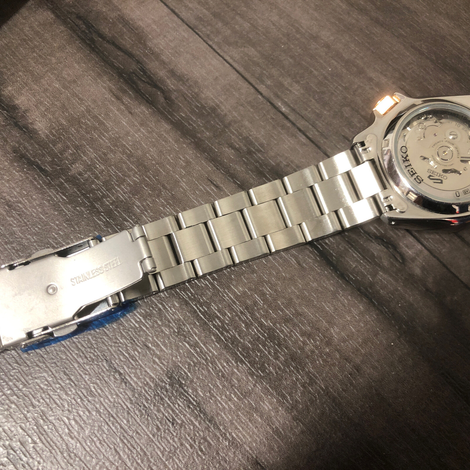 20mm oyster Stainless Steel Bracelet Watch Strap For seiko 5 Srpek1 watch image 3