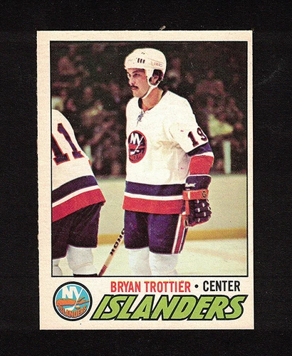 1977-78 BRYAN TROTTIER #105 EX OPC Key NYI HALL OF FAME Star 2nd NHL Hockey Card