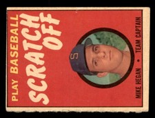 1971 Topps Scratch-Offs Baseball #8 Mike Hegan PR