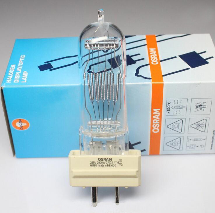 Osram Sylvania 2000W 230V FTM 64788 CP/72 GY16 400hours halogen