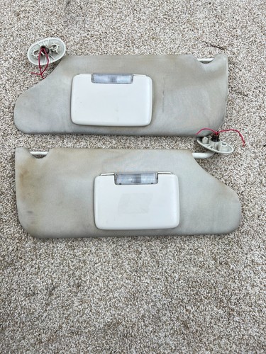 1999-2003 Jeep Grand Cherokee Driver Passenger Sun Visor Gray - Picture 4 of 8