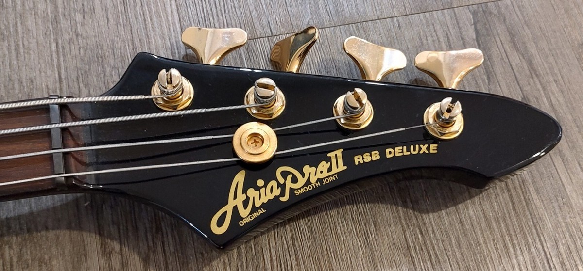 ARIA PRO 2 II RSB DELUXE BASS GUITAR BODY in BLACK - MADE IN JAPAN