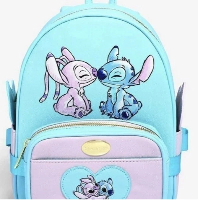 Lilo & Stitch Angel and Stitch Heart Kiss Crossbody Purse - Entertainment  Earth Exclusive