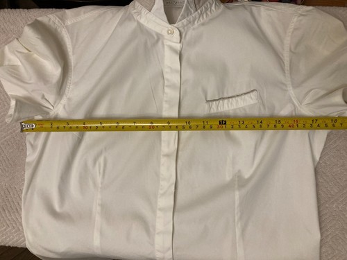 Brunello Cucinelli Shirt White Short Sleeve Made in Italy Size Women's - M - Picture 12 of 13