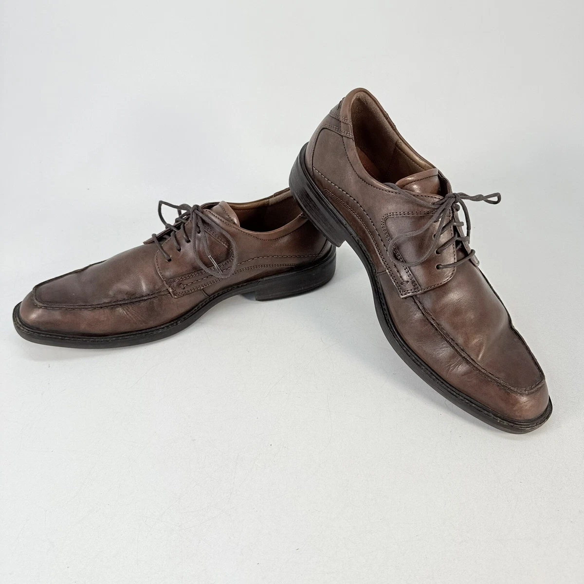 Ecco Windsor Loafers Mens Size EU 46 US 12-12.5 Brown Leather Slip On Shoes ECCO Helsinki 2.0 Apron Toe Slip On Loafer (Men) - Cognac  main image 4