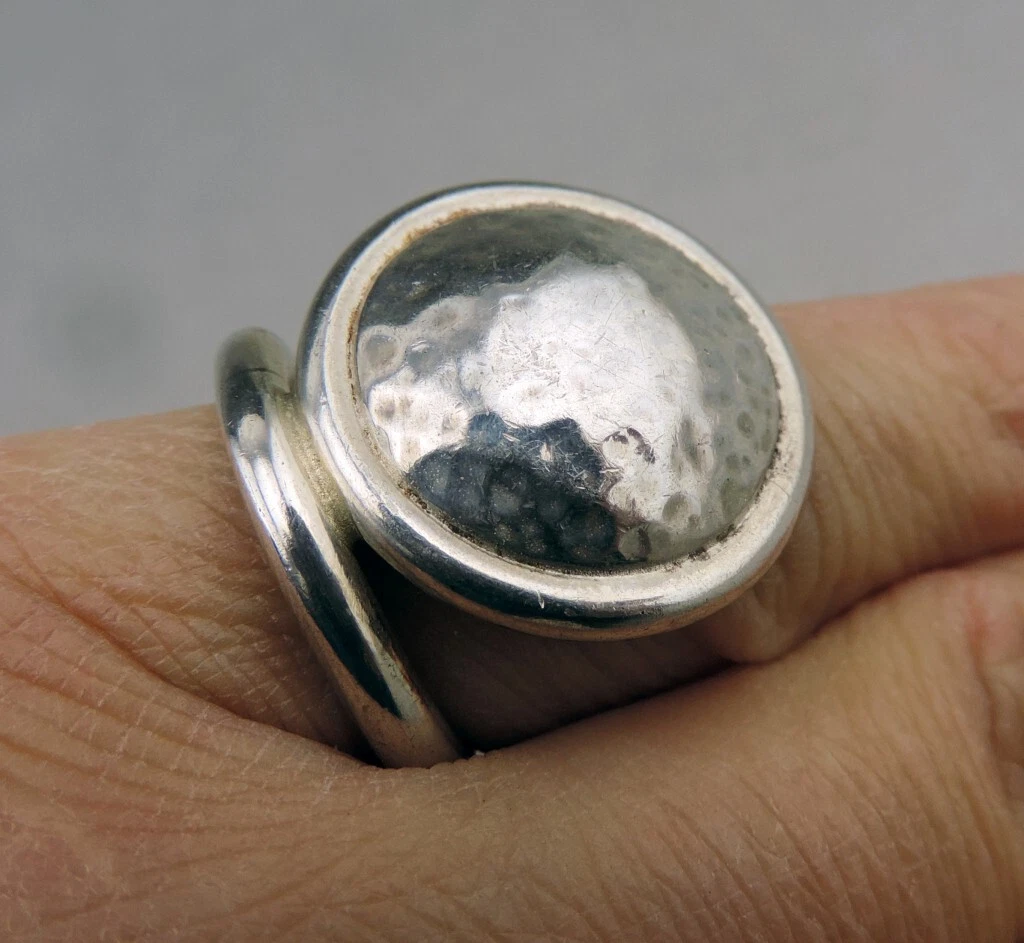 Bague En Argent Massif Sterling - Taille 51/52 - Occasion En Bon état