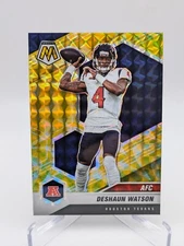 💥 2021 Panini Mosaic Yellow Reactive Prizm DESHAUN WATSON #223 AFC