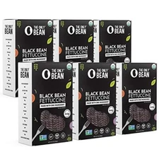 The Only Bean - Organic Black Bean Fettuccine Pasta - High Protein Keto Frien...