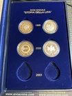 Italy 1999 2000 Storia Della Lira Four Silver Coin Set