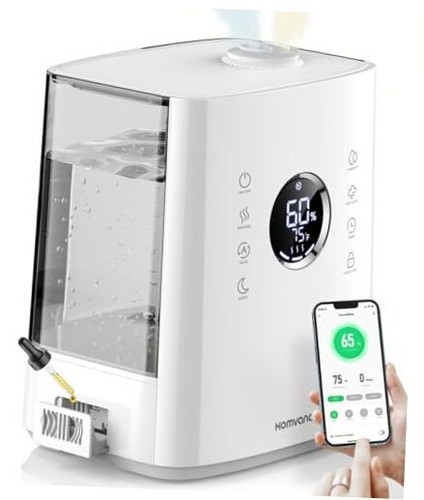 6.5L Warm & Cool Mist Humidifiers for Bedroom Smart Warm & Cool Humidifier