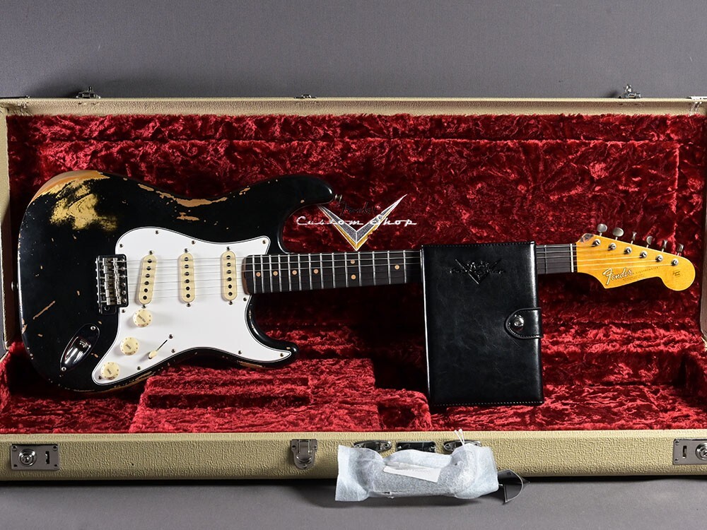 Fenderストラトブラック ボディ Fender Custom Shop Stratocaster 1964 Heavy Relic Black | eBay