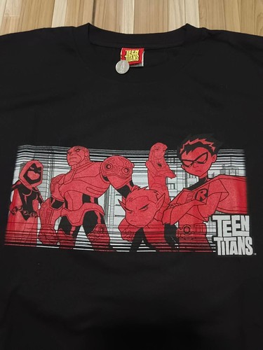 Vintage Teen Titans 2004 Cartoon Network Superhero DC Comics Y2K Rare Shirt L