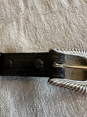 Fisher #2231B Top Grain Cowhide Size 30 BELT, Black; Colors  display picture 2