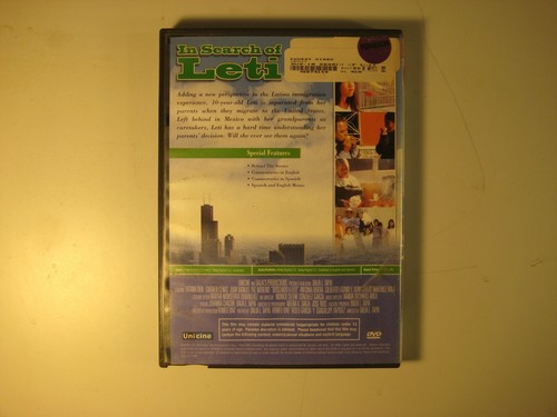 Dalia Tapia In Search of Leti / Buscando a Lety Spanish Lang / Eng Sub Movie DVD - Imagen 2 de 4